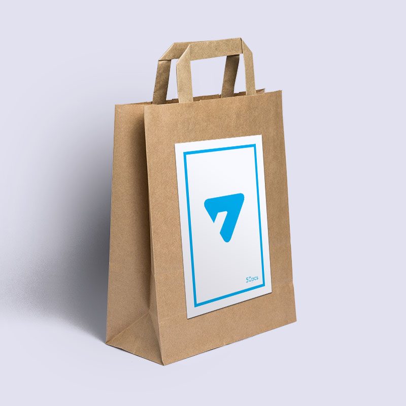 Flexe Paper Bag with Sticker