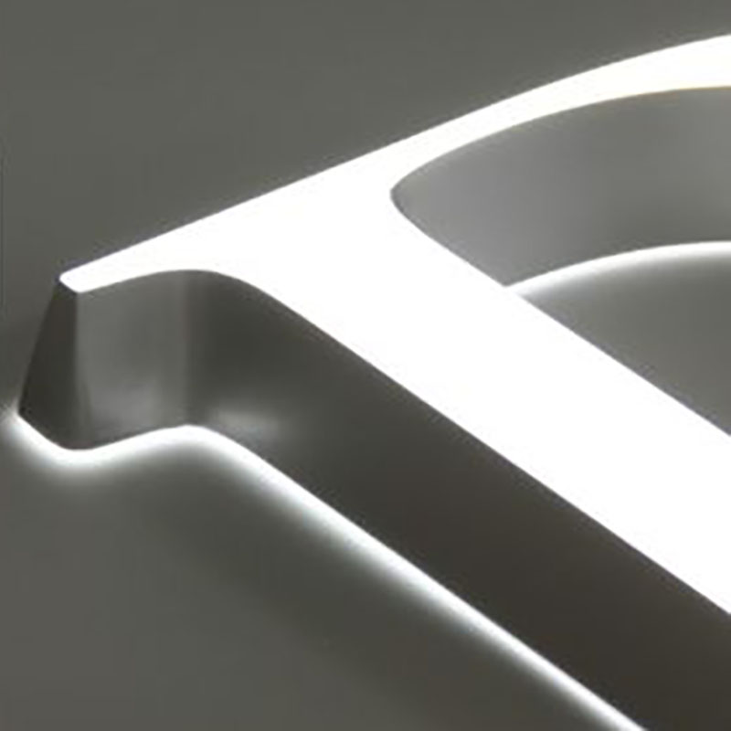3D LED Bevel Edge Acrylic Letter - Front Lit
