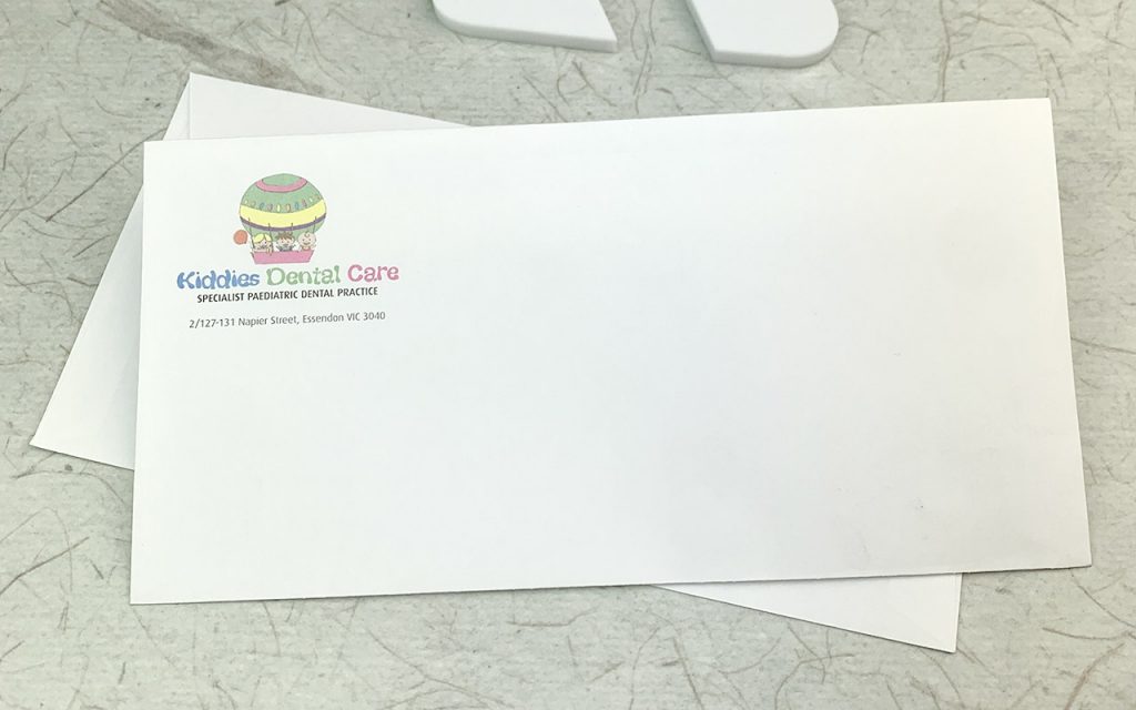 Kiddies Dental Care - DL Envelopes