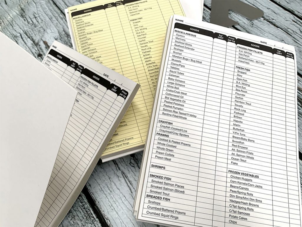 NCR Carbonless Invoice Books - Duplicate Pads