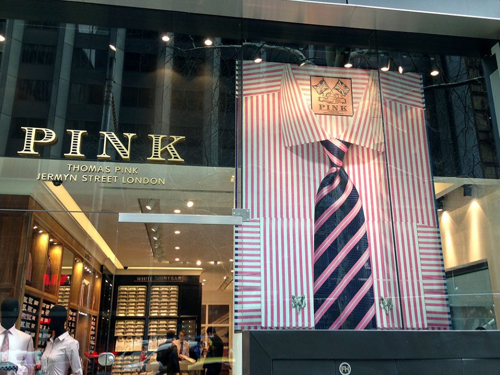 Thomas Pink - Window Banner (Shirt & Tie)